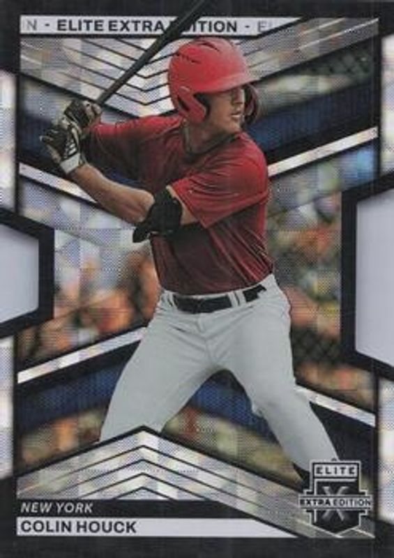 Colin Houck 2023 Elite Extra Edition #39 Black Die-Cut /1 RAW
