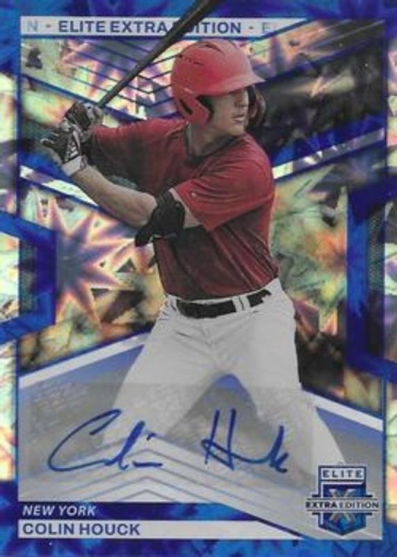 Colin Houck 2023 Elite Extra Edition #39 Blue Signatures /20 RAW