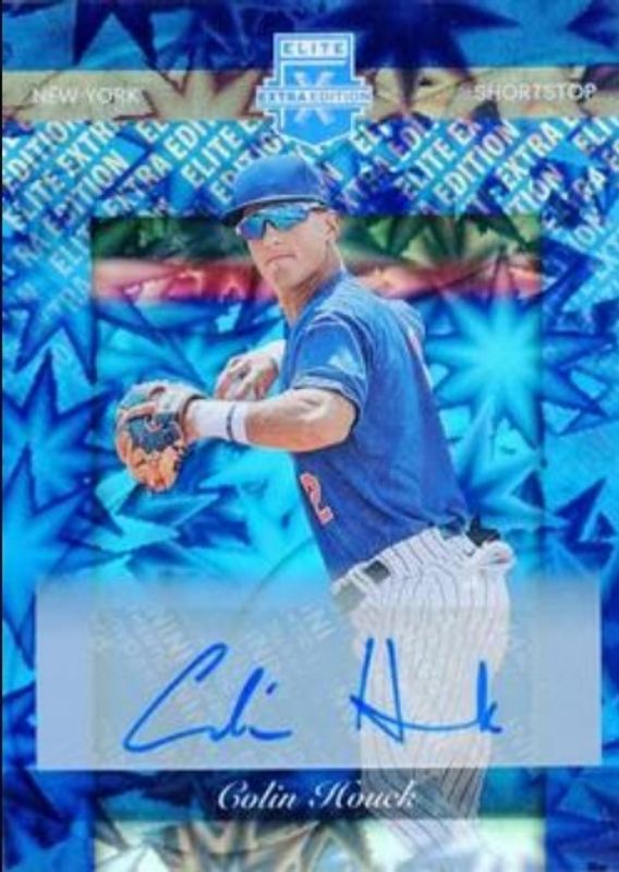 Colin Houck 2023 Elite Extra Edition #157 Blue Signatures /20 RAW
