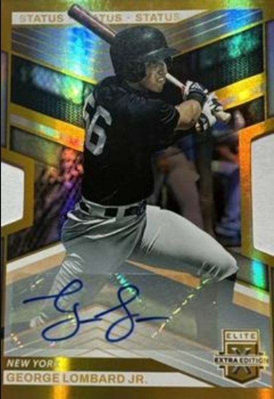 2023 Elite Extra Edition #6 Status die-cut Gold Signatures /10