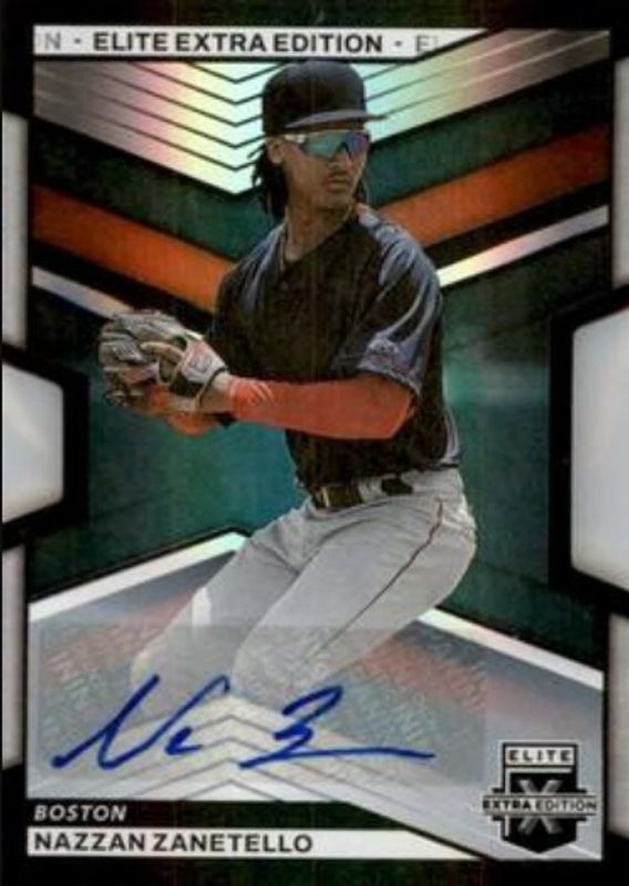 Nazzan Zanetello 2023 Elite Extra Edition #14 Signatures die-cut /399 RAW