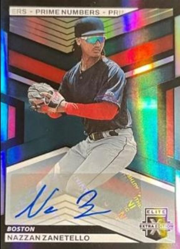 Nazzan Zanetello 2023 Elite Extra Edition #14 Prime Numbers A Signatures /200 RAW