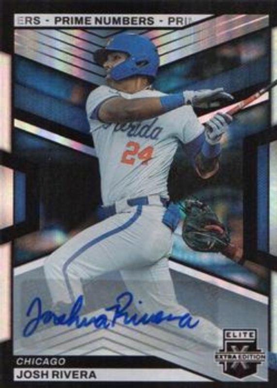 Josh Rivera 2023 Elite Extra Edition #144 Prime Numbers A Signatures /200 RAW