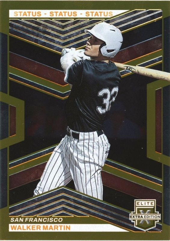 Walker Martin 2023 Elite Extra Edition #111 Status Orange /275 RAW