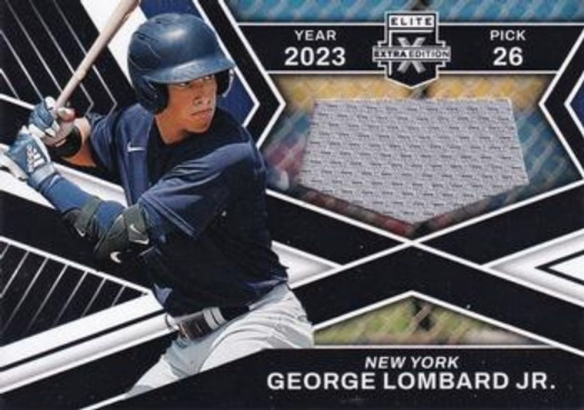 George Lombard 2023 Elite Extra Edition #FR-GLJ First Round Materials RAW