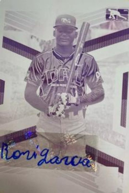 Roni Garcia 2023 Elite Extra Edition #174 Signatures Printing Plates Magenta /1 RAW