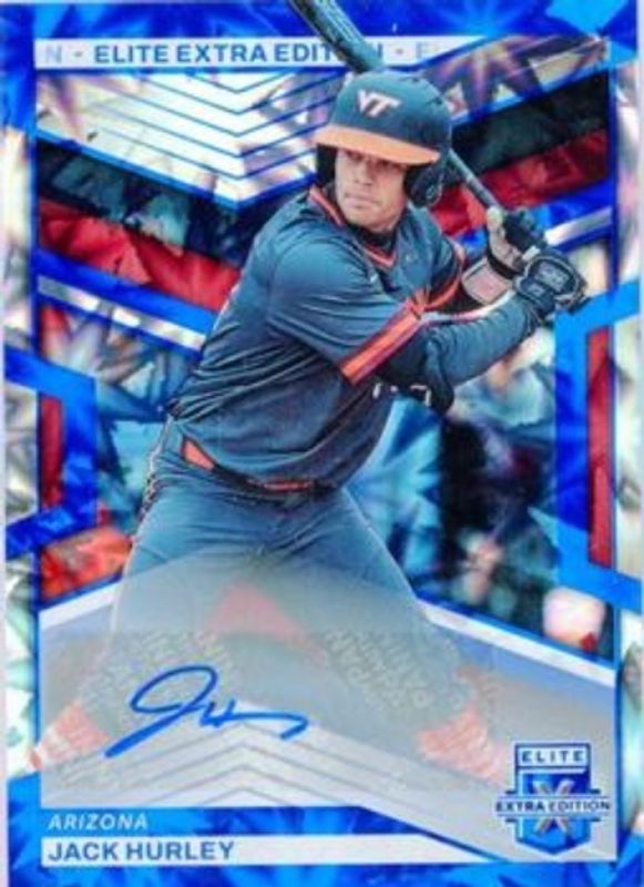 Jack Hurley 2023 Elite Extra Edition #80 Blue Signatures /20 RAW