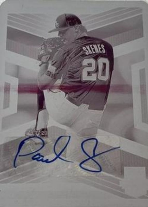 Paul Skenes 2023 Elite Extra Edition #7 Signatures Printing Plates Magenta /1 RAW