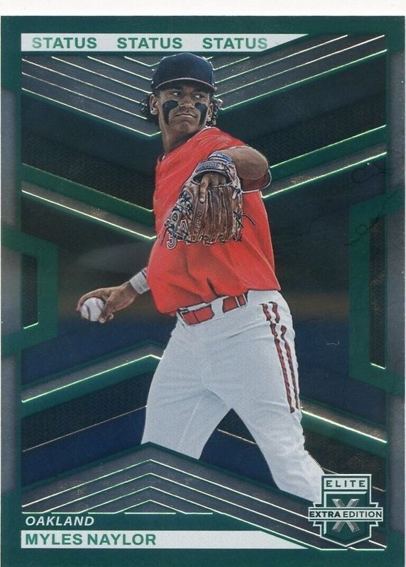 Myles Naylor 2023 Elite Extra Edition #17 Status Green /499 RAW