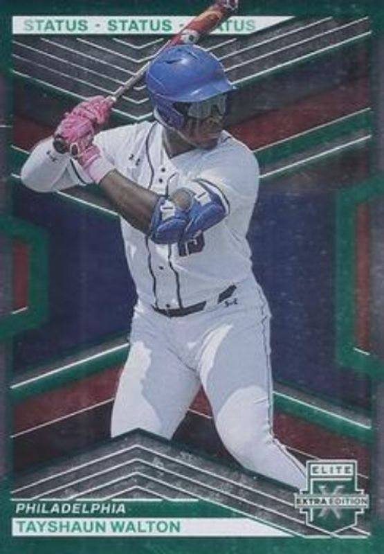 TayShaun Walton 2023 Elite Extra Edition #135 Status Green /499 RAW