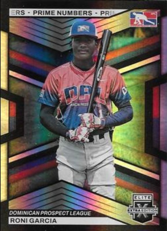 Roni Garcia 2023 Elite Extra Edition #174 Prime Numbers A /200 RAW