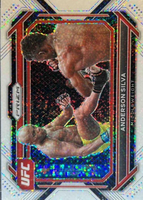 2023 Prizm UFC #76 White Sparkle /(SSP)