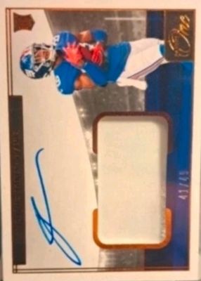 2021 One #12 Rookie Patch Auto - Bronze (/49)