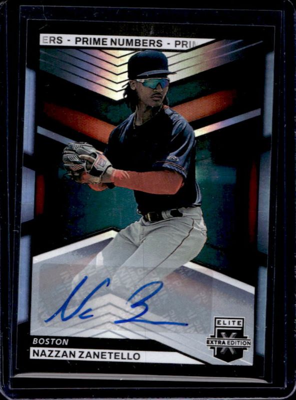 Nazzan Zanetello 2023 Elite Extra Edition #14 Prime Numbers B Signatures /60 RAW