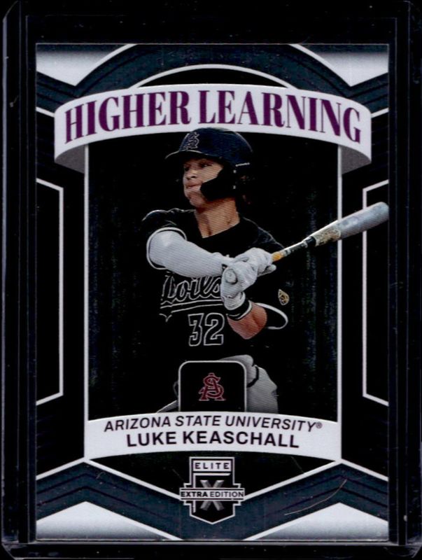 Luke Keaschall 2023 Elite Extra Edition #HL-3 Higher Learning - Purple /49 RAW