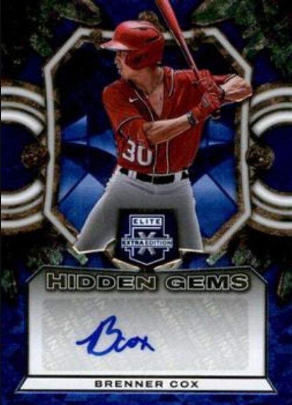 2023 Elite Extra Edition #HG-BCX Hidden Gems - Blue Signatures