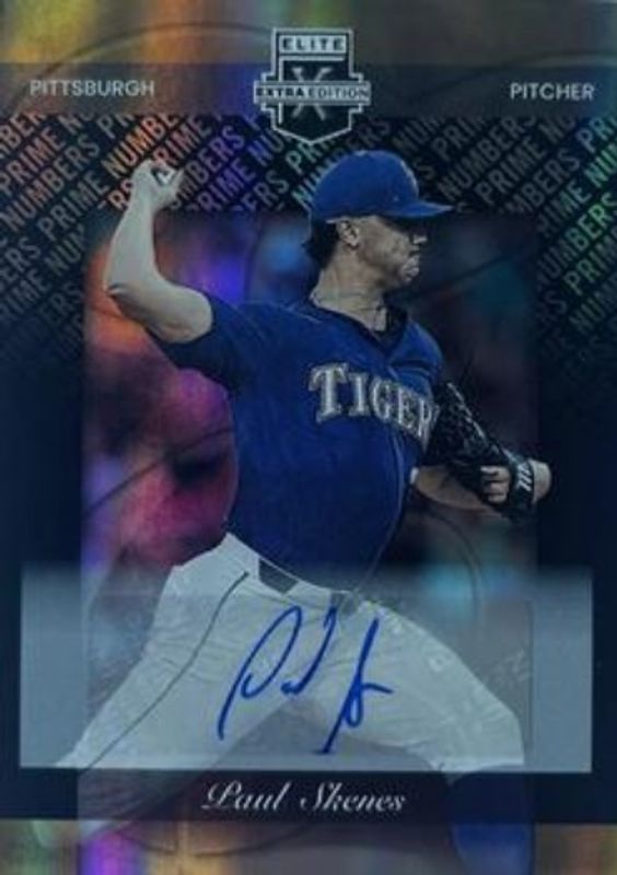 Paul Skenes 2023 Elite Extra Edition #160 Prime Numbers C Signatures /9 RAW
