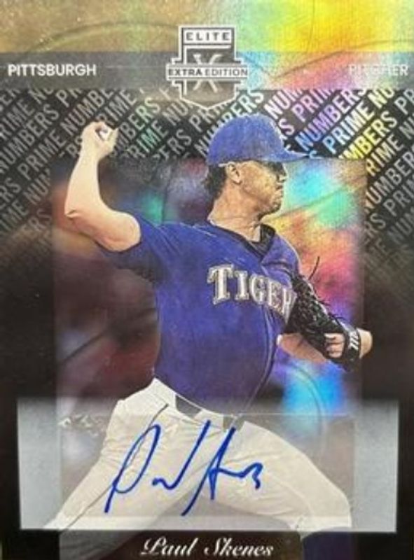 Paul Skenes 2023 Elite Extra Edition #160 Prime Numbers B Signatures /60 RAW