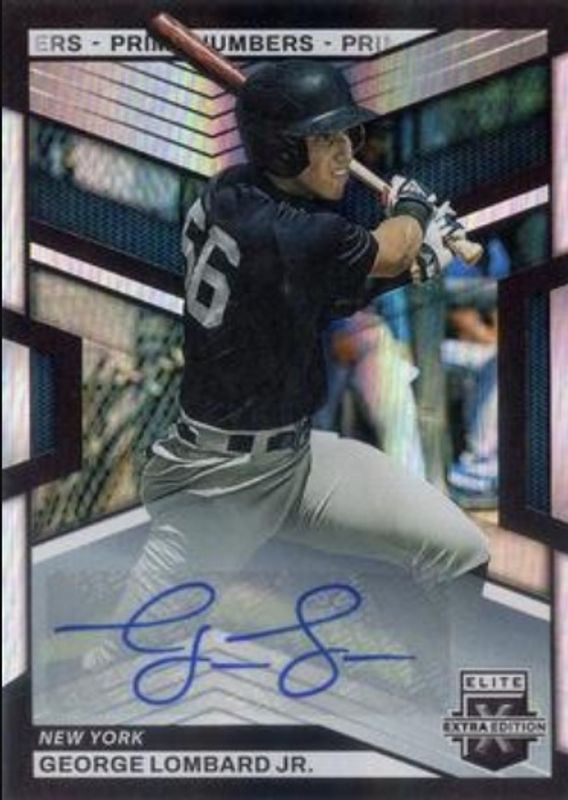 George Lombard 2023 Elite Extra Edition #6 Prime Numbers B Signatures /60 RAW