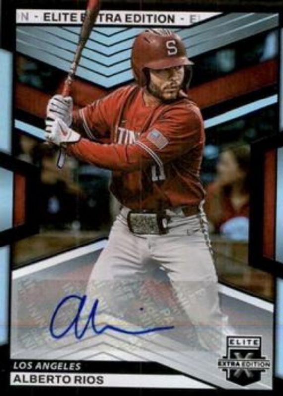 Alberto Rios 2023 Elite Extra Edition #27 Signatures RAW