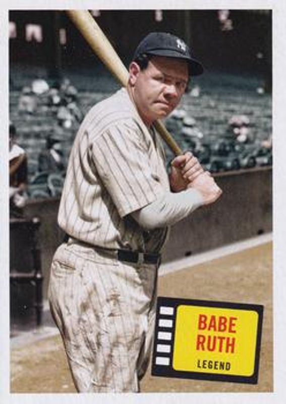 Babe Ruth 2023 Topps Archives #57HS-6 1957 Topps Hit Stars RAW