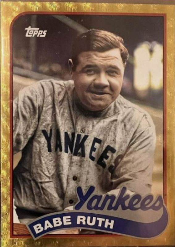 2023 Topps Archives #89DH-2 1989 Topps Doubleheaders - Foilfractor /1