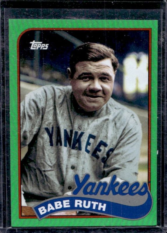 2023 Topps Archives #89DH-2 1989 Topps Doubleheaders - Green Foil /99