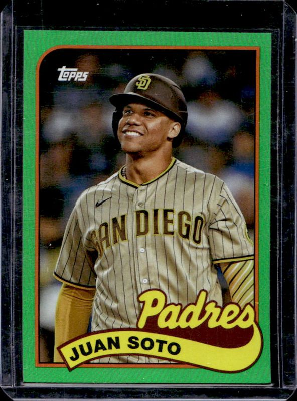 2023 Topps Archives #89DH-14 1989 Topps Doubleheaders - Green Foil /99