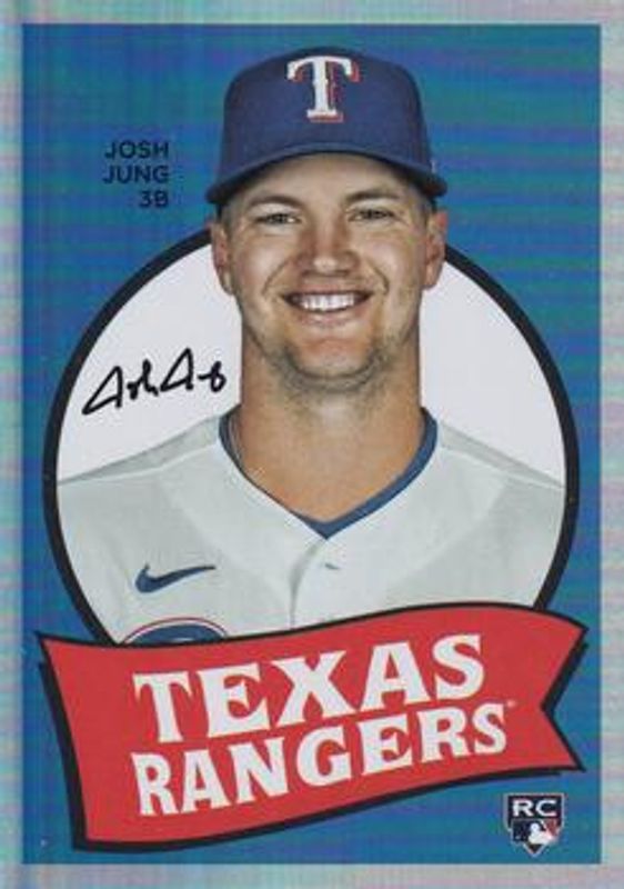 Josh Jung 2023 Topps Archives #69T-56 1969 Topps Single Player - Foil Rookie RAW