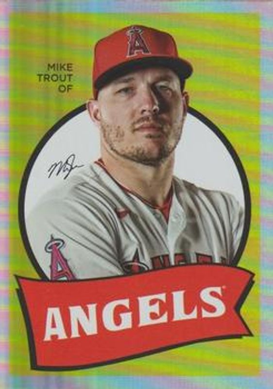 Mike Trout 2023 Topps Archives #69T-1 1969 Topps Single Player - Foil RAW