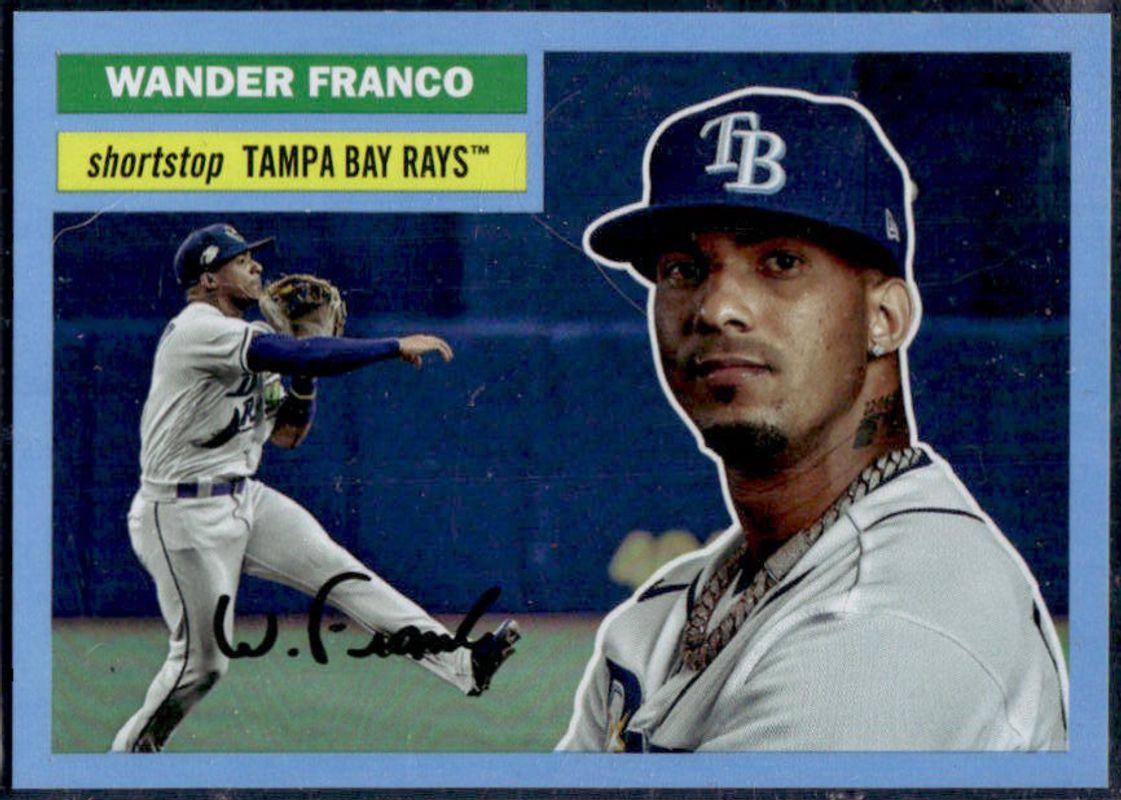 Wander Franco 2023 Topps Archives #21 Blue Foil /25 RAW