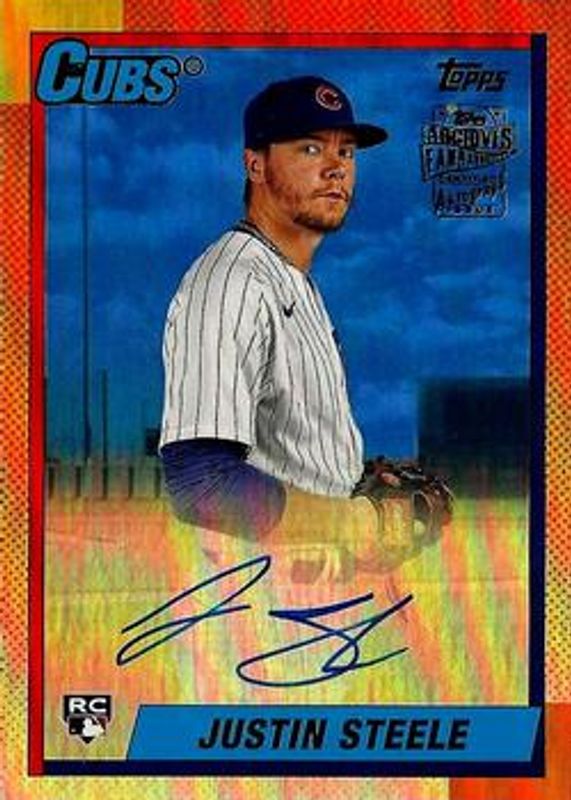 2023 Topps Archives #90FF-JS Fan Favorites Autographs - Blue Foil /25