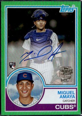 Miguel Amaya 2025 Topps Heritage #482 Chrome Price Guide