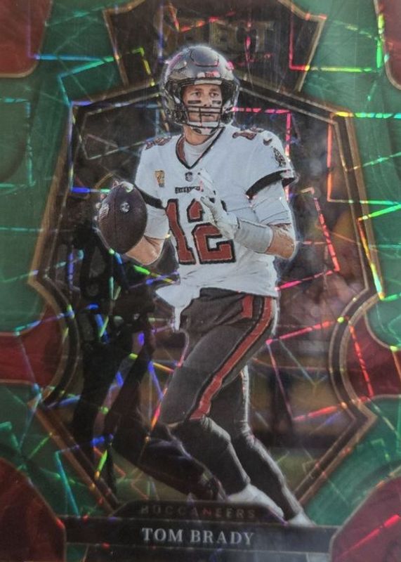 Tom Brady 2022 Select #192 Premier Level Green /5 SGC 10