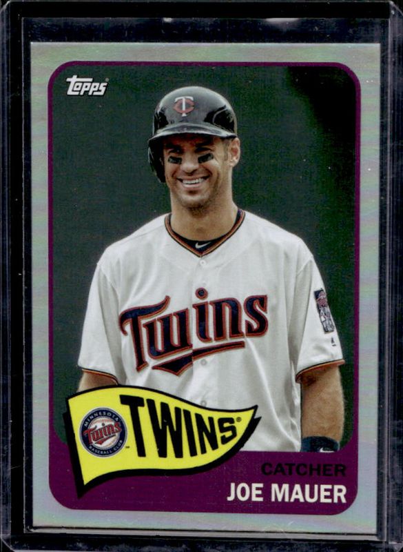 Joe Mauer 2023 Topps Archives #162 Rainbow Foil /199 RAW
