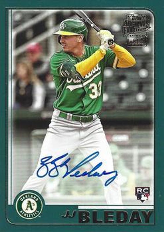 JJ Bleday 2023 Topps Archives #01FF-JB Fan Favorites Autographs Rookie RAW