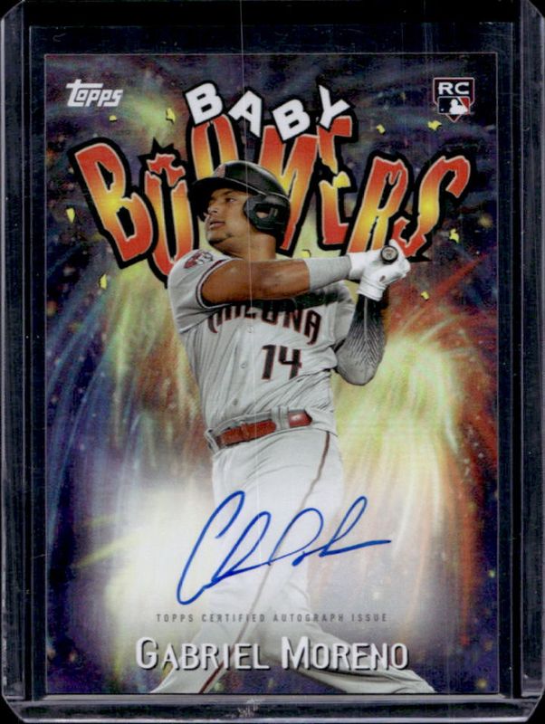 Gabriel Moreno 2023 Topps Archives #98BB-GM 1998 Topps Baby Boomers Autographs Rookie RAW