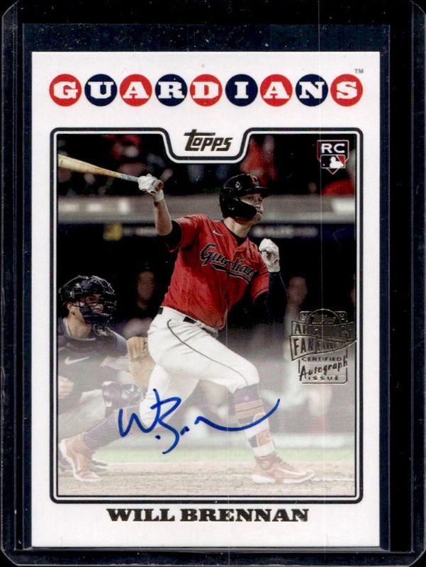 2023 Topps Archives #08FF-WB Fan Favorites Autographs
