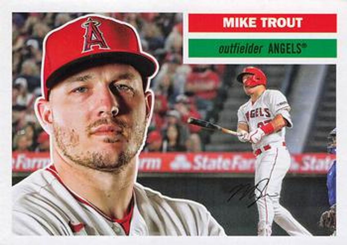 Mike Trout 2023 Topps Archives #1 Base RAW