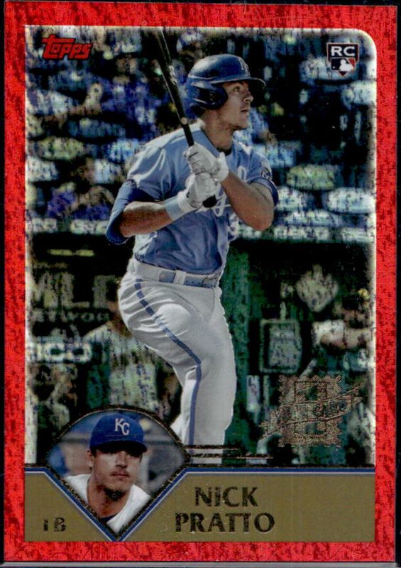 Nick Pratto 2023 Topps Archives #292b Red Hot Foil /50 Rookie RAW