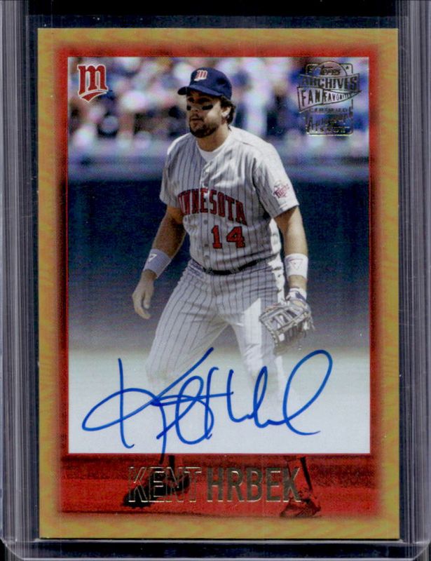 2023 Topps Archives #97FF-KH Fan Favorites Autographs - Gold Foil /50