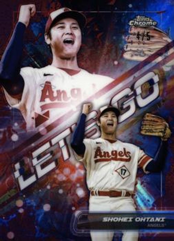 Shohei Ohtani 2023 Topps Big League #LGC-2 Let's Go - Red Refractor /5 RAW