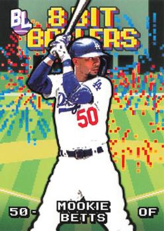 Mookie Betts 2023 Topps Big League #8B-1 8 Bit Ballers RAW