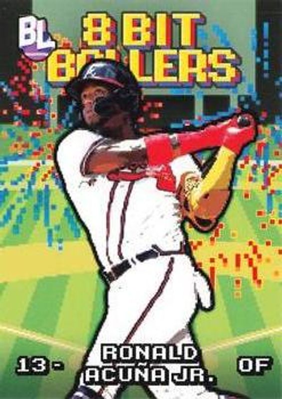 Ronald Acuna Jr. 2023 Topps Big League #8B-7 8 Bit Ballers RAW