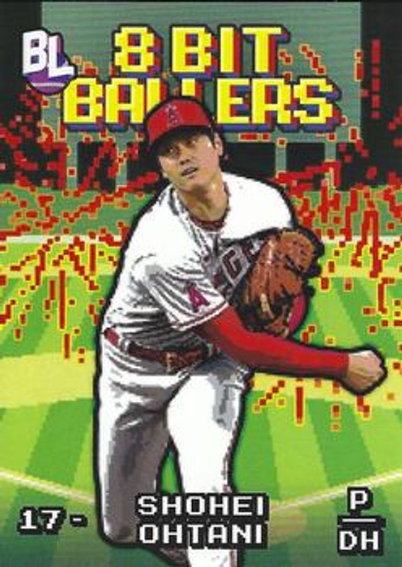Shohei Ohtani 2023 Topps Big League #8B-3 8 Bit Ballers RAW