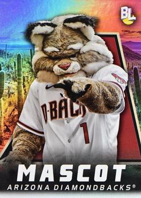 2023 Topps Big League #MF-1 Mascots Mania Foil Variations