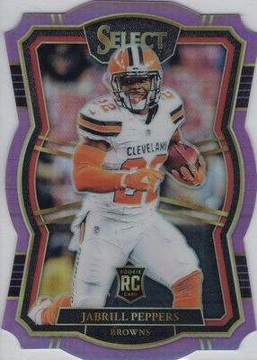 2017 Select #165 Premier Level Purple Die-Cut /75