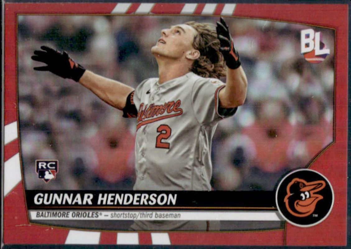Gunnar Henderson 2023 Topps Big League #281 Base Rookie RAW