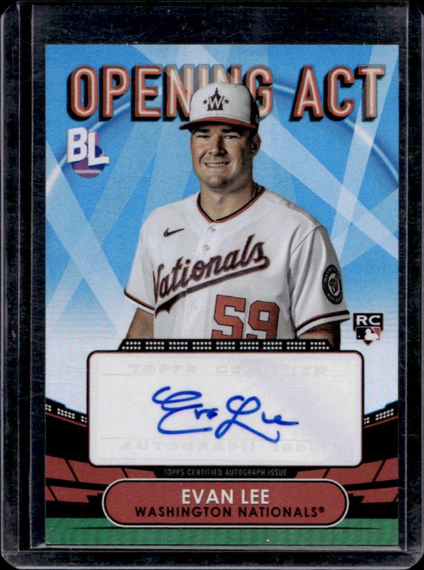 2023 Topps Big League #OAA-EL Opening Act Autographs