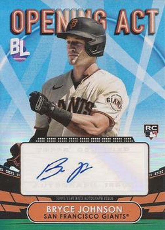 2023 Topps Big League #OAA-BJ Opening Act Autographs